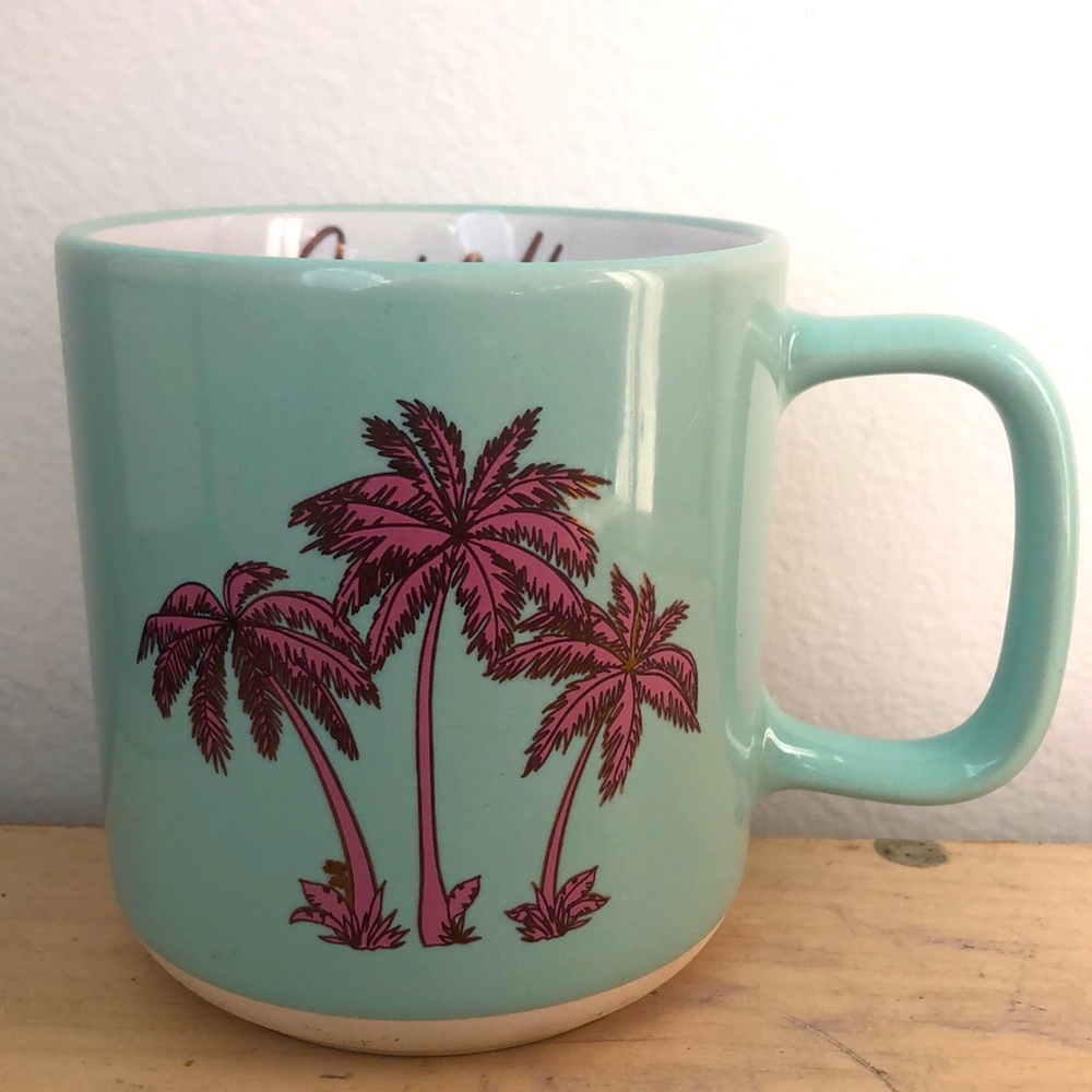 Good Vibes Palm Trees 🌴 ceramic coffee mug